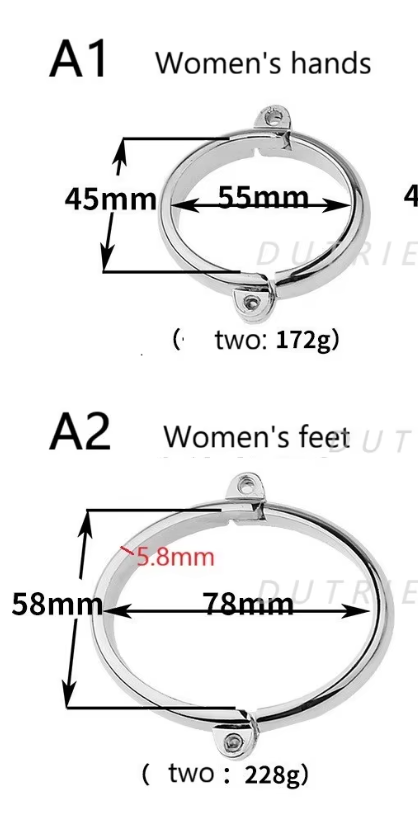 Esposas Elípticas Acero – Clásico y resistente - Imagen 3