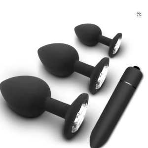 Plug Bullet Negro – Introducción discreta y precisa