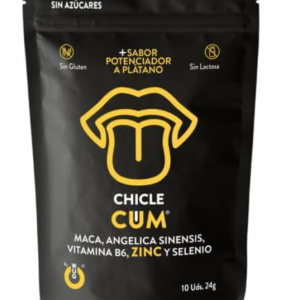 Chiclet Cum – Potenciador natural con sabor a plátano